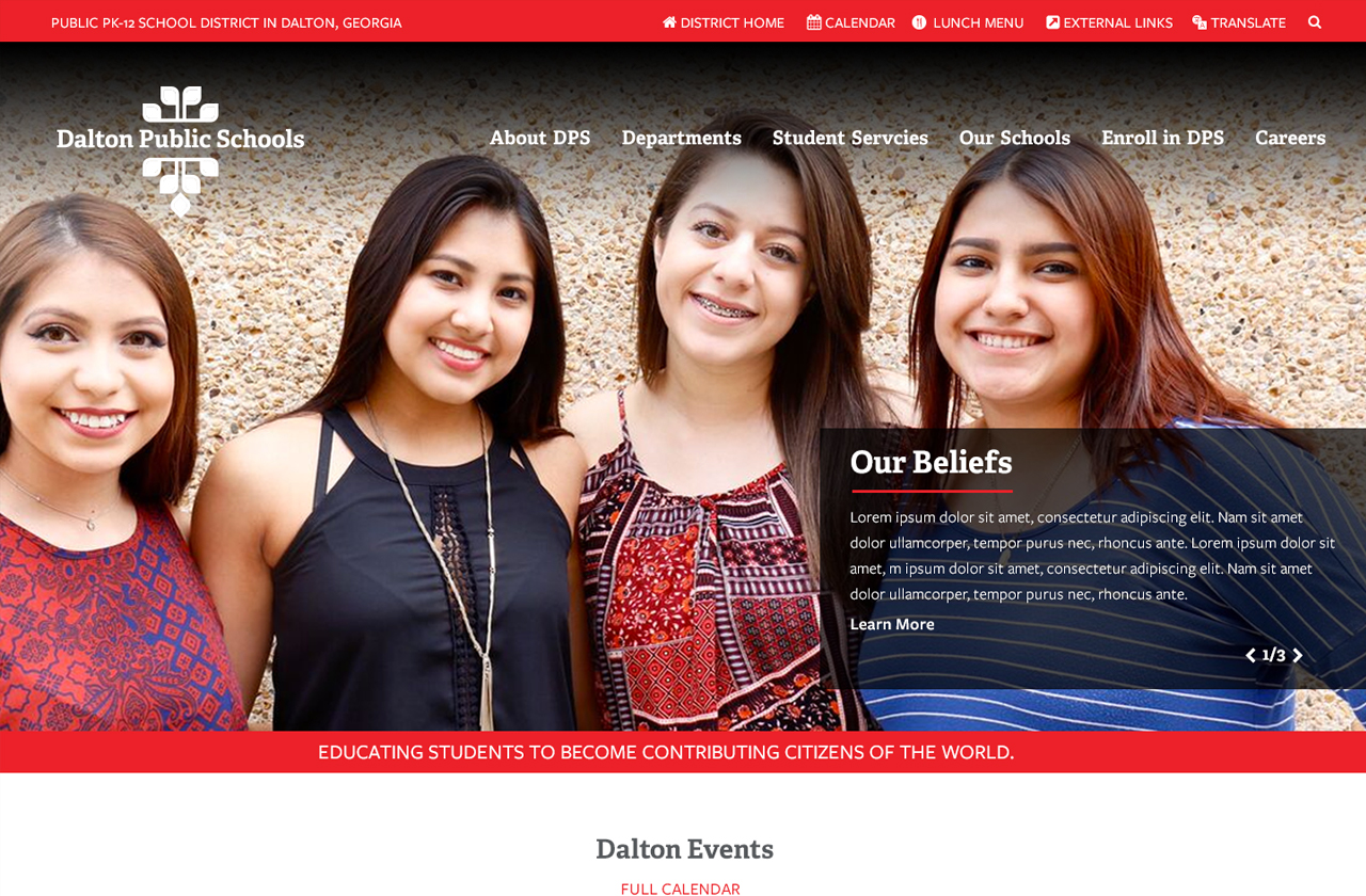 Dalton Public Schools Website